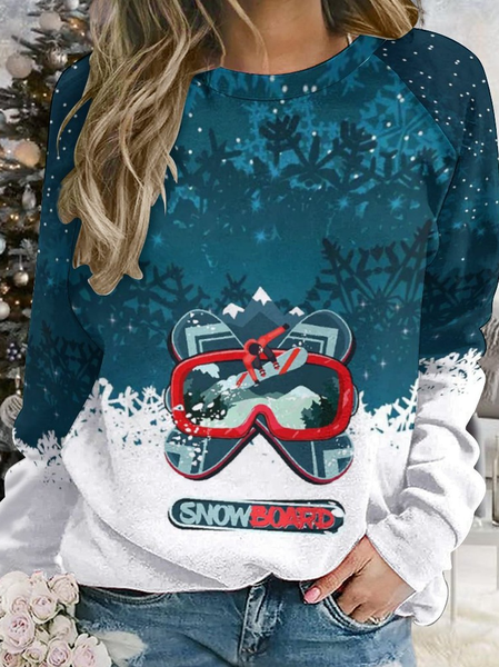 

Lilicloth X Nasir Snow Board Women's Sweatshirts, As picture, Hoodies&Sweatshirts