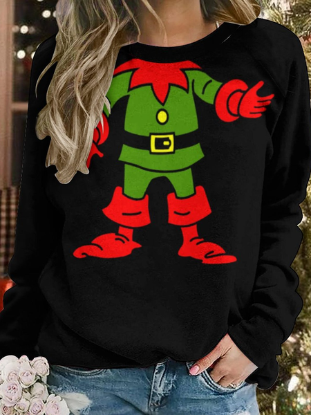 

Lilicloth x Iqs Christmas ELF Women's Sweatshirts, As picture, Hoodies&Sweatshirts
