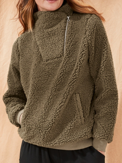 

Teddy Velvet Regular Fit Sweatshirts, Green, Sweatshirts & Hoodies