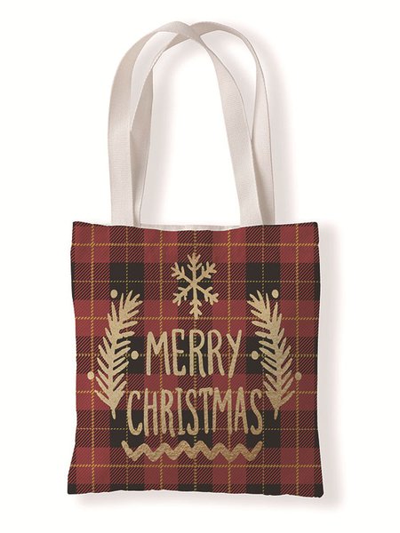 Merry Christmas And Happy New Year Christmas Graphic Shopping Tote, One-size, Bags