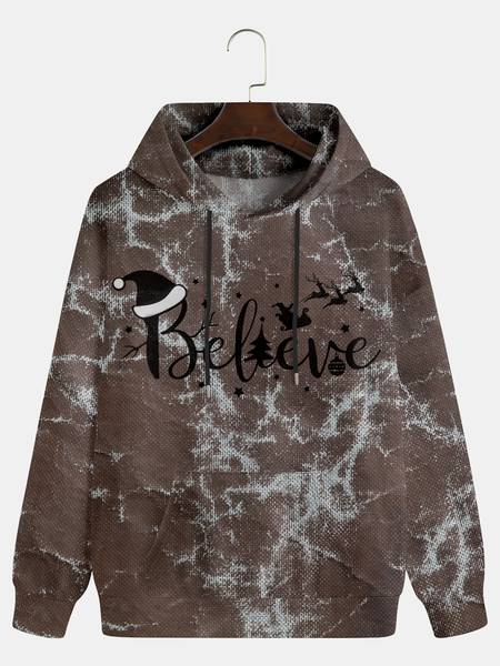 

Christmas Letters Hoodie Sweatshirt, Deep brown, Hoodies&Sweatshirts