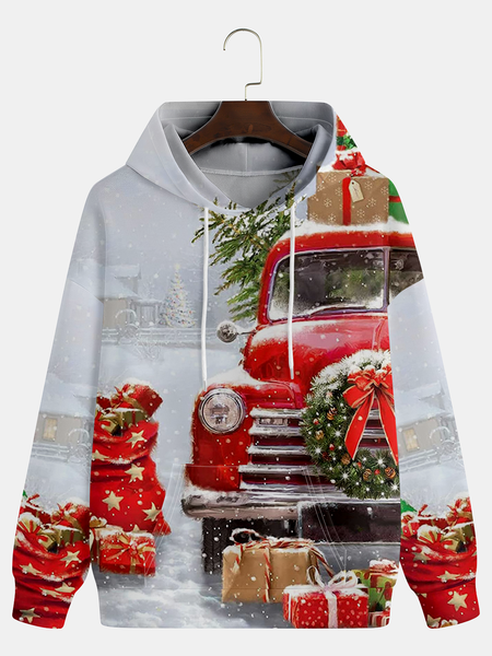 

Christmas Car Hoodie Sweatshirt, Red, Hoodies&Sweatshirts