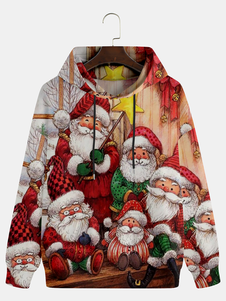 

Santa Claus Hoodie Sweatshirt, Red, Hoodies&Sweatshirts