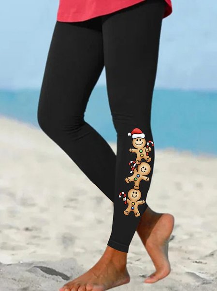 

Womens Christmas Casual Leggings, As picture, Leggings