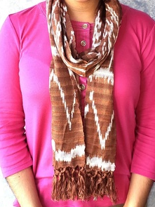 

Winter Tassel Clolor Block Scarf, As picture, Women Scarves & Shawls