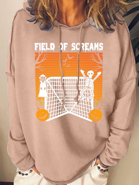 

Lilicloth X Jessanjony Field Of Screams Lacrosse Halloween Women's Hoodie Sweatshirts, Pink, Hoodies&Sweatshirts