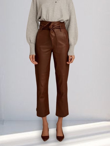 

Urban Plain Regular Fit Fashion Pants, Brown, Pants