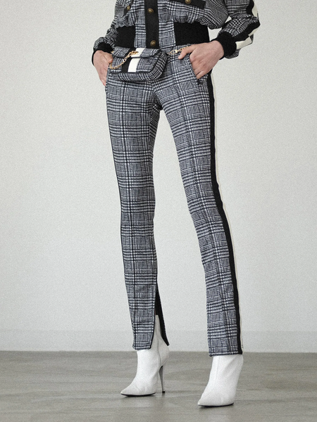 Regular Fit Fashion Long Slim fit Pants Pants, Gray, Pants