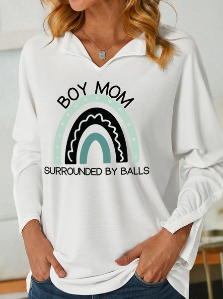 

Lilicloth X Y Boy Mom Surrounded By Balls Women's Sweatshirt, White, Hoodies&Sweatshirts