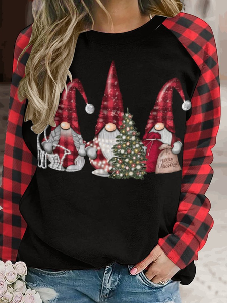 

Womens Christmas Gnomes Sweatshirts, As picture, Hoodies&Sweatshirts