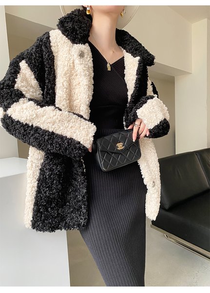 

Casual Loose Teddy Jacket, Black, Cardigans