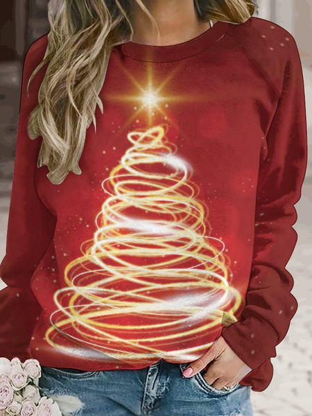 

Womens Christmas Casual Sweatshirts, Red, Hoodies&Sweatshirts
