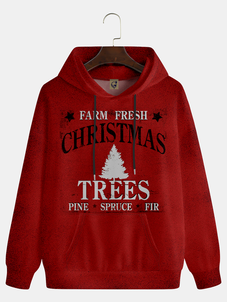 

Christmas Letters Hoodie Sweatshirt, Red, Hoodies&Sweatshirts