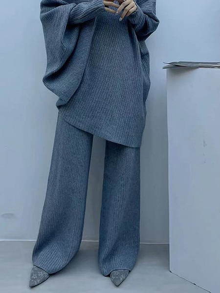 

High Elasticity Loose Urban Fashion Long Pants, Gray, Pants