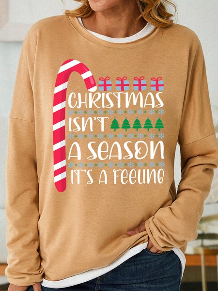 

Lilicloth X Jessanjony Christmas Isn't A Season It‘s A Feeling Women's Sweatshirt, Light brown, Hoodies&Sweatshirts