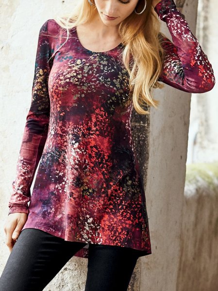 

Crew Neck T-Shirt, Deep red, T-Shirts