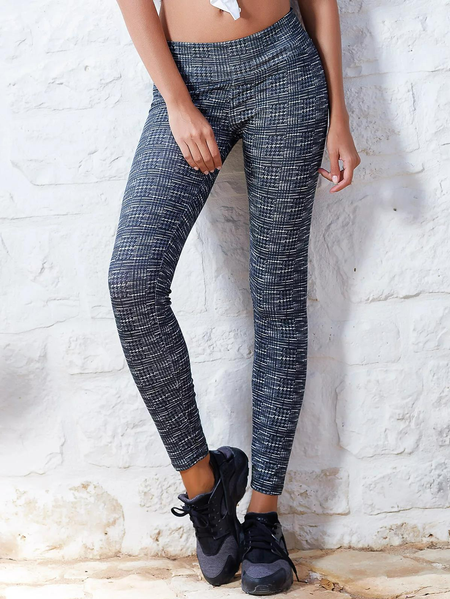 

Geometric Casual Sweatpants, Dark blue, Pants