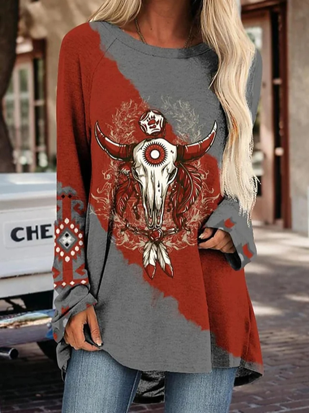 

Regular Fit Crew Neck Ethnic Tops, Multicolor, Tops