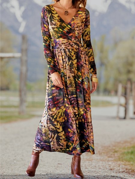 

Casual Regular Fit Cotton-Blend Dresses, Multicolor, Dresses