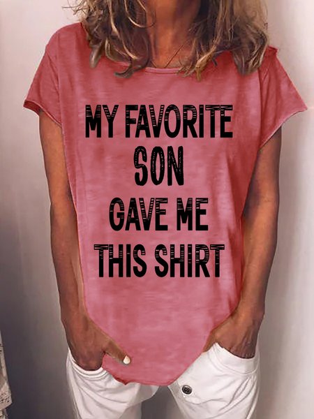 

Lilicloth X Paula My Favorite Son Give Me This Shirt Women's T-Shirt, Red, T-shirts