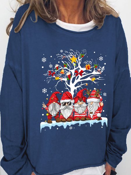 

Women Merry Christmas Gnomes Sweatshirt, Dark blue, Hoodies&Sweatshirts