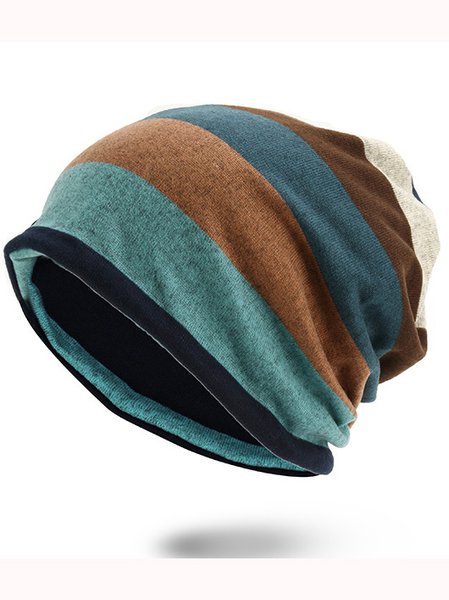 

Vintage Boho High-Elastic Household Cotton-Blend Beanie Hat, Color4, Women's Hats