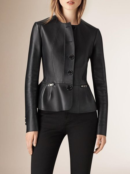 

Urban Crew Neck Regular Fit Jacket, Black, Jackets