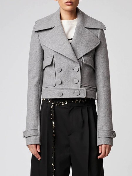

Long sleeve Regular Fit Regular Fit Jacket, Gray, Jackets