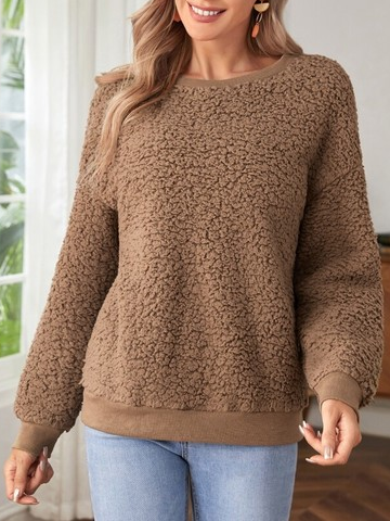

Lambswool Casual Crew Neck Sweatshirts, Camel, Sweatshirts & Hoodies