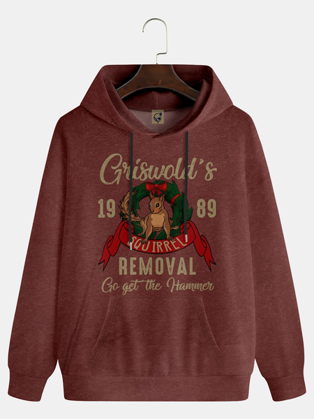 

Christmas Text Letters Hoodie Sweatshirt, Red, Hoodies&Sweatshirts