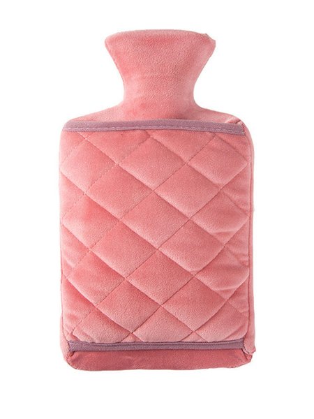 

Winter Water Bag Home Thickened Large Capacity Water Injection Explosion-proof Water Bag Plush Hand Warmer, Purple, Home＆Garden