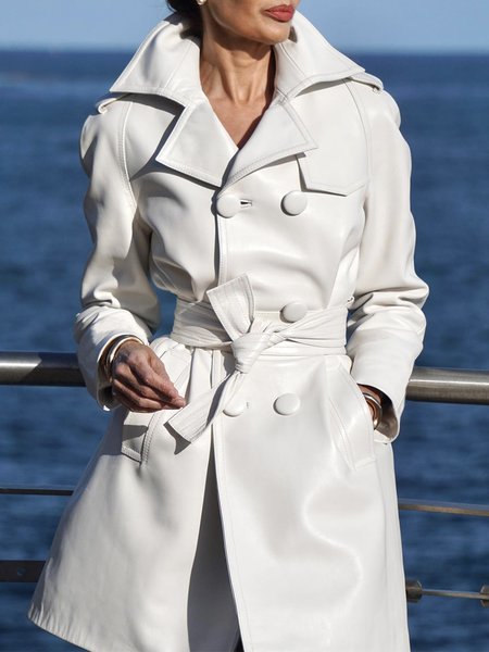 

Urban Plain Regular Fit Long Sleeve Jacket, White, Jackets