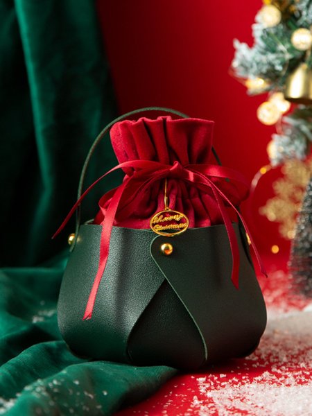 

Christmas Apple Bag Gift Bag Storage Bag, Green, Storage & Bag