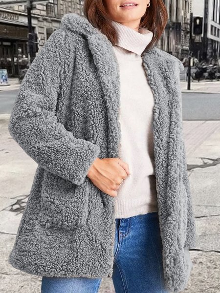 

Teddy Velvet Teddy Jacket, Gray, Coats