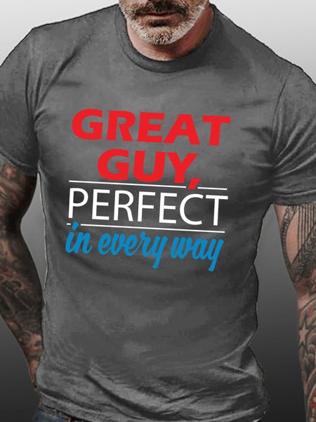 

Lilicloth X Hynek Rajtr Great Guy Perfect In Every Way Men's T-Shirt, Deep gray, T-shirts