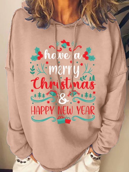 

Lilicloth X Manikvskhan Have A Merry Christmas And Happy New Year Women's Sweatshirt, Pink, Hoodies&Sweatshirts