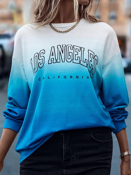 

Casual Loose Jumper, Multicolor, Sweatshirts & Hoodies