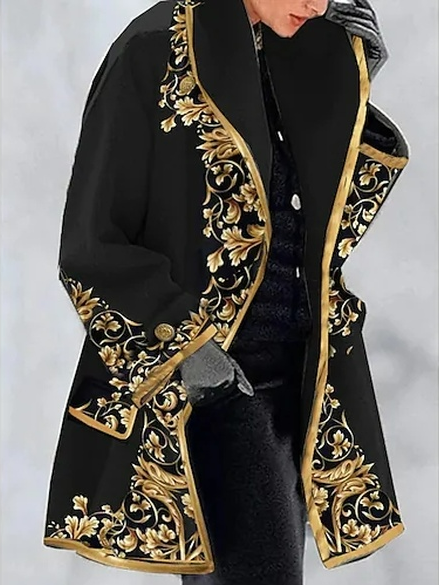 

Women's Performances European Coat Costumes Court Style Uniforms Gothic Coat, Black, Coats