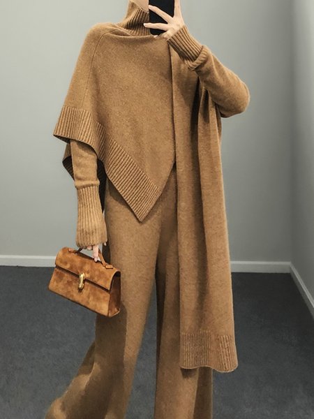 

Daily Long sleeve Urban Regular Fit Sweater, Coffee, Pullovers