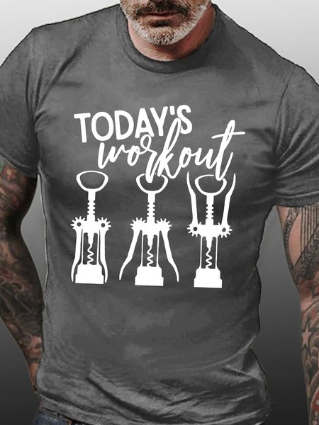 

Today's Workout Men's T-Shirt, Deep gray, T-shirts