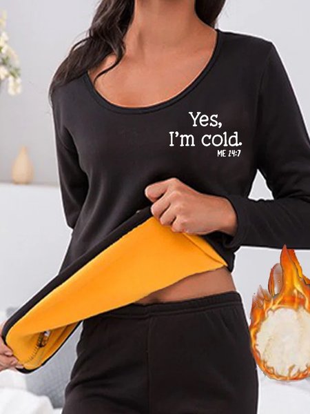 

Tight Crew Neck Casual Text Letters Top, Black, Tops
