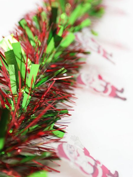 

Christmas Ornament Santa Charm 2 Miraflores Strips, Color2, Home