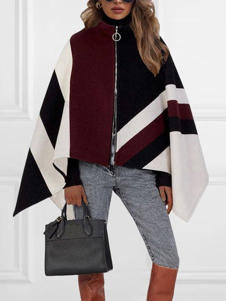 

Urban Color Block Loosen Jacket, Multicolor, Jackets