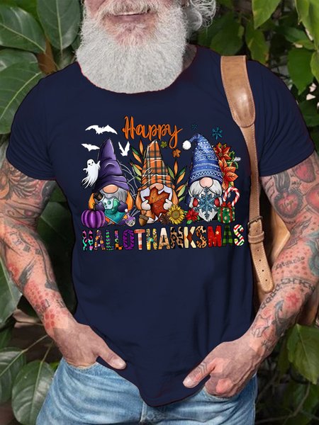 

Mens Happy Hallitanksmas Merry Christmas Funny Graphic Print Text Letters Loose Cotton T-Shirt, Purplish blue, T-shirts
