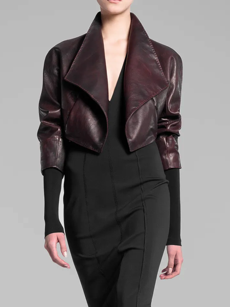 

Regular Fit Shawl Collar Long sleeve Urban Jacket, As picture, Jackets