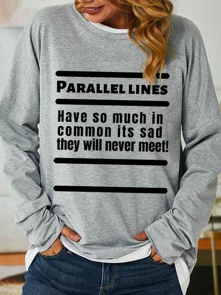 

Lilicloth X Kat8lyst Parallel Lines Womens Sweatshirt, Light gray, Hoodies&Sweatshirts
