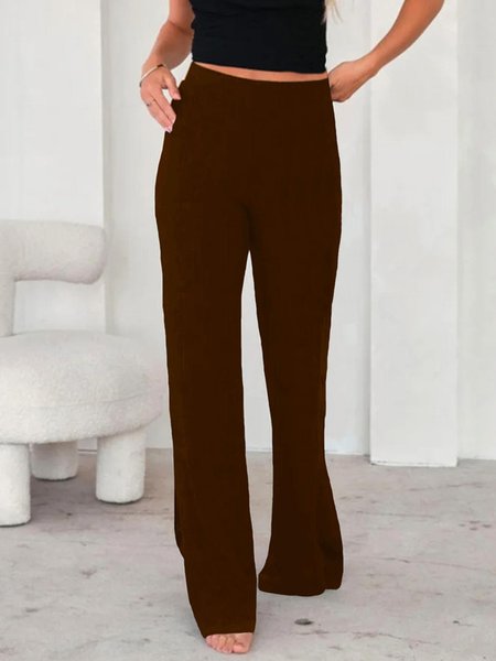 

Casual Pants, Brown, Pants