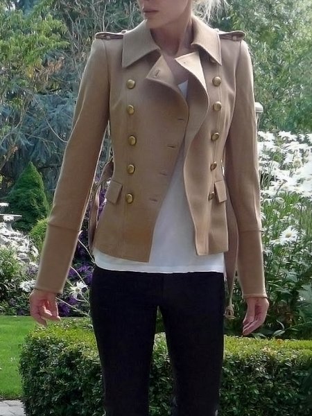 

Urban Plain Regular Fit Shawl Collar Jacket, Khaki, Jackets