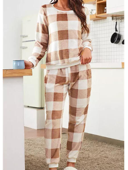

Casual Geometric Two-Piece Set, Multicolor, Suit Set