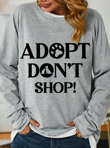 

Lilicloth X Manikvskhan Adopt Dont Shop Womens Sweatshirt, Light gray, Hoodies&Sweatshirts